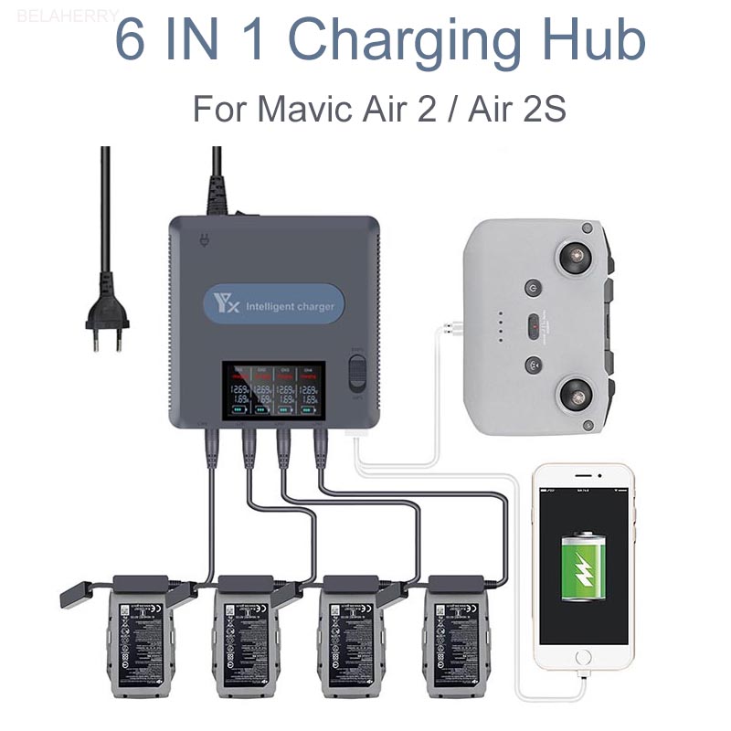 Зарядное устройство 6 в 1 с ци – обзор и цена Drone Battery Balance Charger