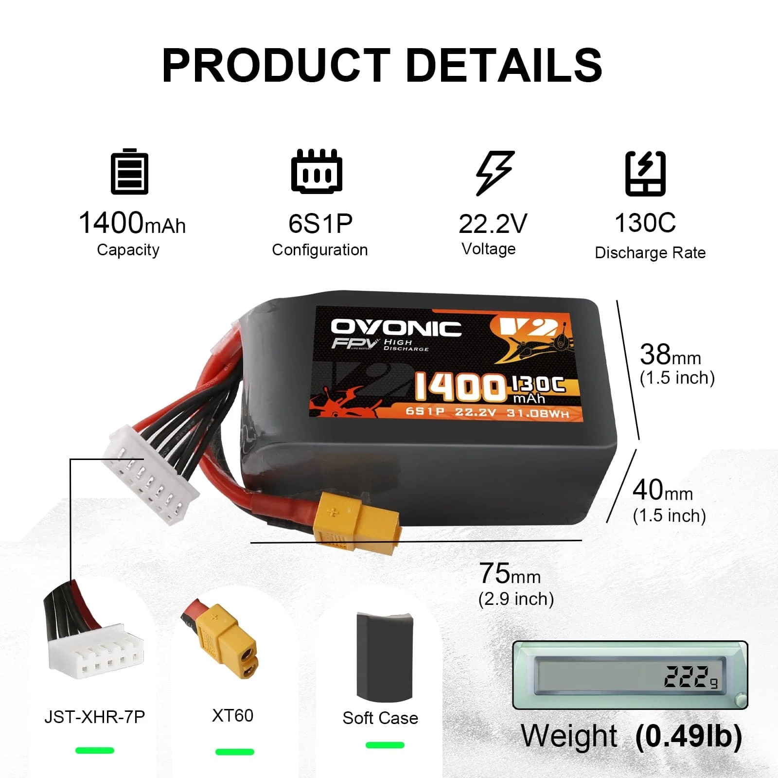 Аккумуляторная батарея Ovonic  – обзор и цена Drone Battery Bag