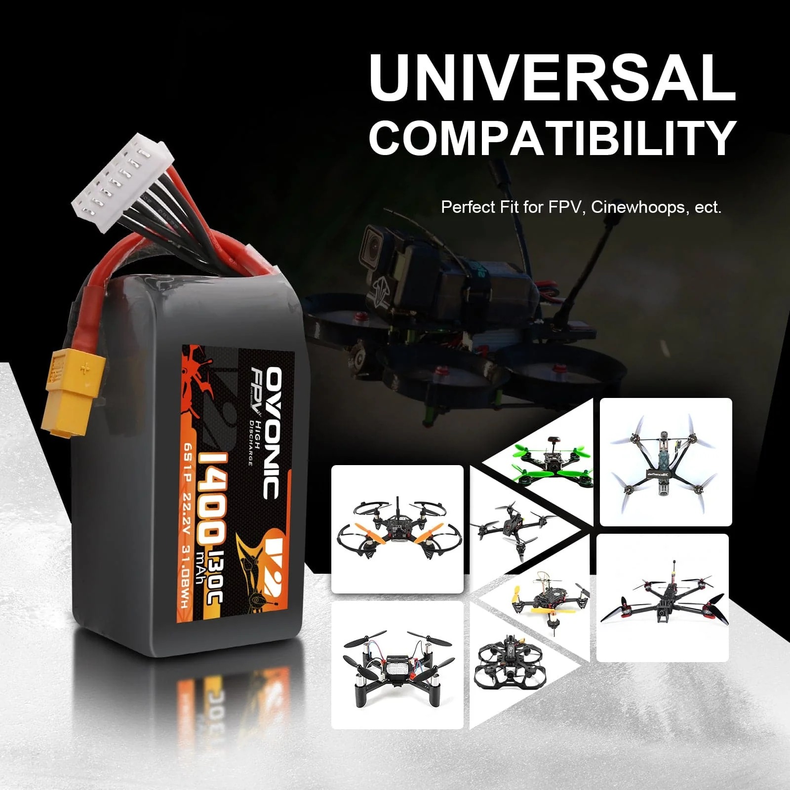 Аккумуляторная батарея Ovonic  – обзор и цена Drone Battery Bag