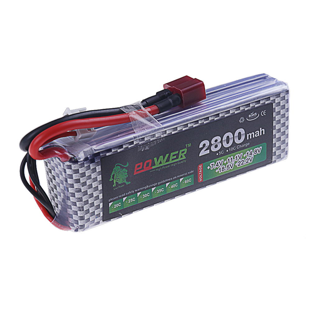 2800 мАч 3S 11,1 В 40C FPV Лип – обзор и цена Drone Battery 3S