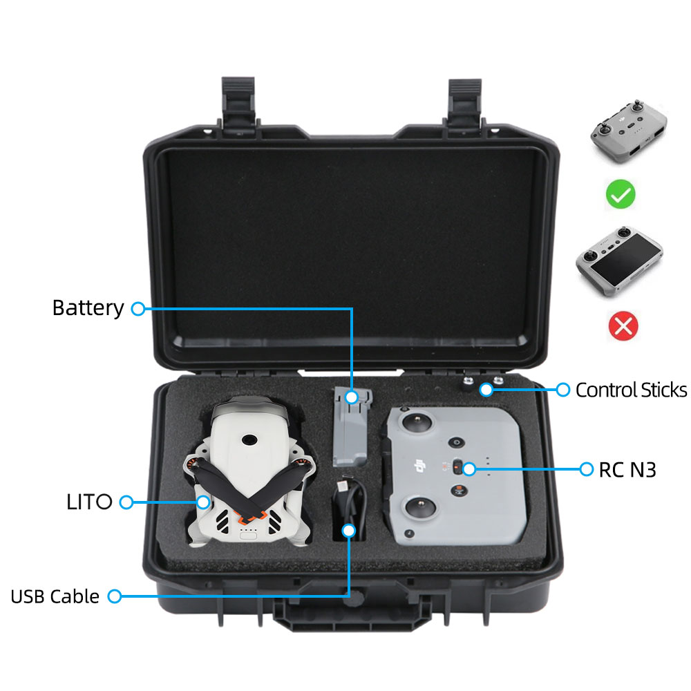 Портативный кейс для DJI Lito  – обзор и цена Drone Battery Bag